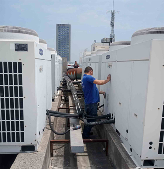 鼎湖中央空调制热和不制冷系统维修方法